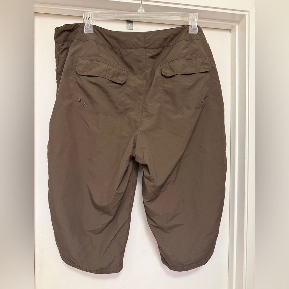 REI Cropped Hiking Pants - size 22- Brown Quick Dry Nylon UPF 50 - Picture 5 of 13